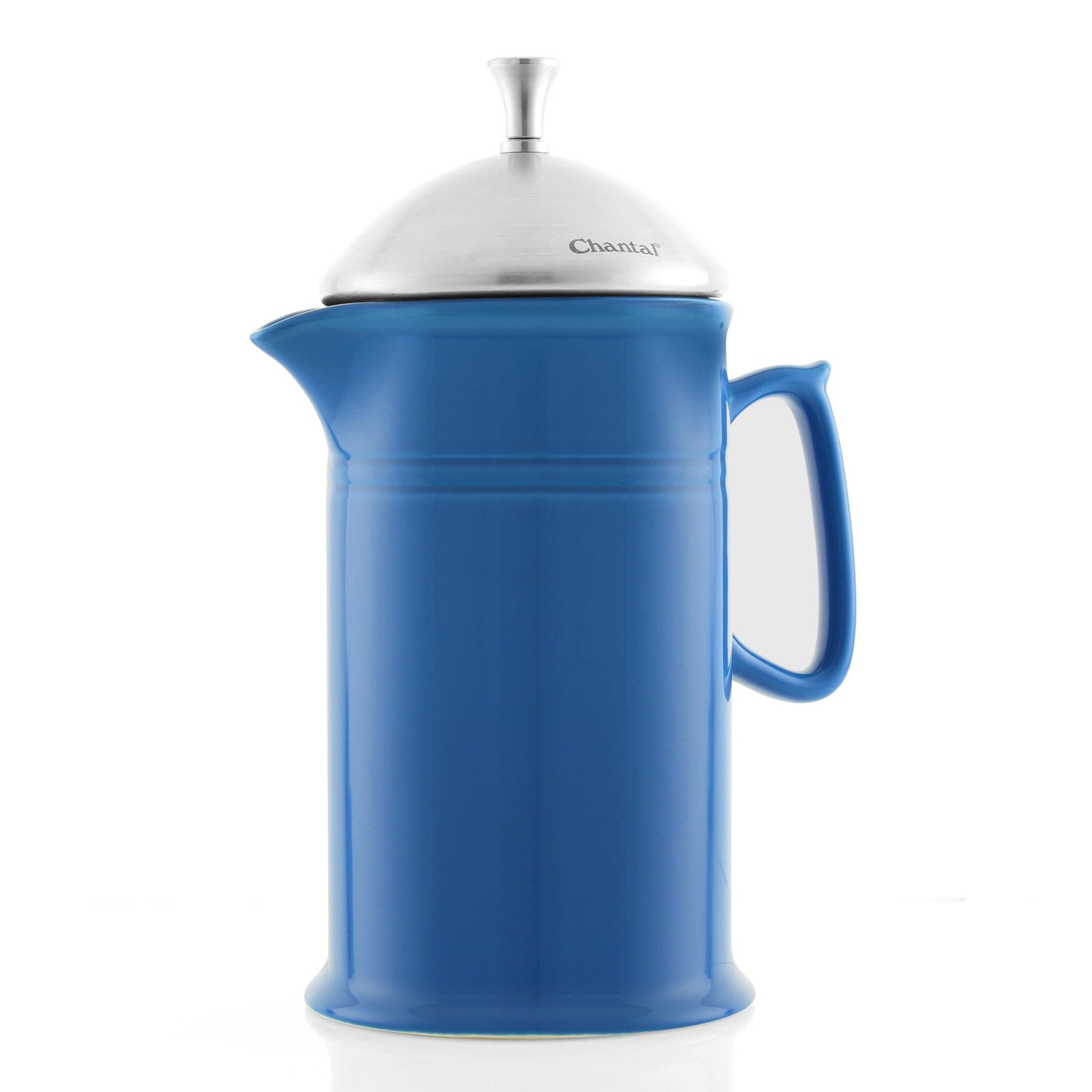 92-FP28BC60Degree ceramic french press with stainless steel plunger