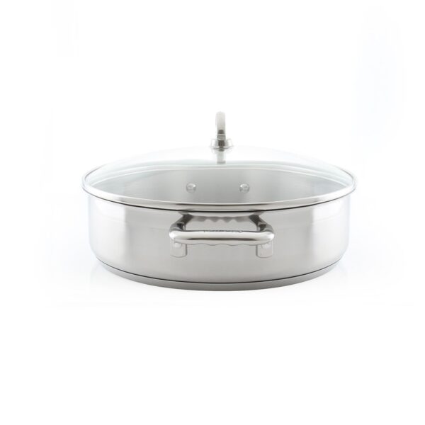 Spinning image of 5 qt induction 21 stainless steel satuese